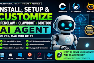 install and setup openclaw, clawdbot, moltbot on vps