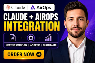 connect claude airops integration claude ai content workflow API search auto