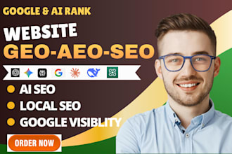 do ai SEO GEO aeo optimization for website with ai visibility and google ranking