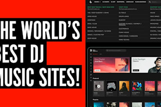 design music website dj website artist website podcast website wordpress website