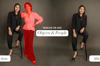 remove or add objects, people and edit photo background