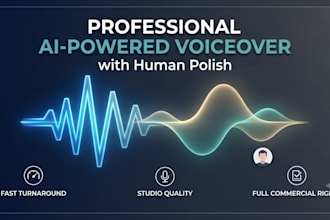 professional ai powered voiceover with human polish