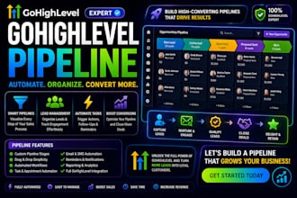 create gohighlevel pipeline ghl automation