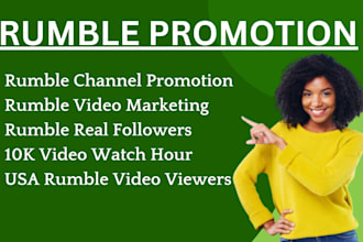 do rumble video promotion
