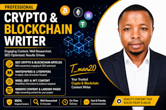 write crypto blockchain web3 and bitcoin SEO articles