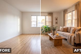 do virtual staging for your vacant real estate listings