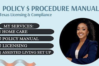 custom home care policy and procedure manuals for texas licensing