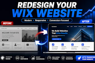 redesign your wix website to improve user experience and sales