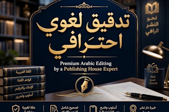 native arabic proofreading and editing service for flawless professional content