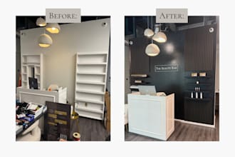 design a mood board and shopping list for your accent space or small area