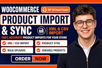 import and sync woocommerce product  using wp all import xml csv