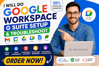 do google workspace, g suite setup and troubleshoot