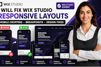 fix wix studio responsive layouts mobile cropping issues design breakpoints