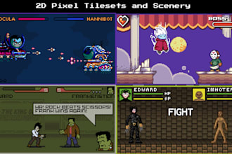 create pixel art tileset rpg 2d game art assets props tilemap for indie games