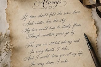 write a poem for you