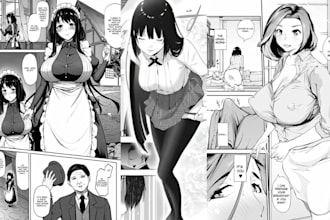 do anime manga comic illustration manga page webtoon comic manga art nsfw art