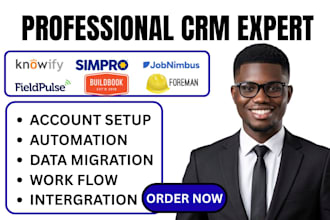 setup contractor foreman jobnimbus workflow buildbook fieldpulse knowify simpro