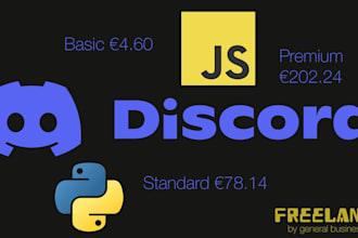 build a custom discord bot in javascript or python