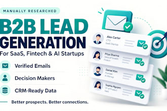 do targeted b2b lead generation for saas fintech and ai startups