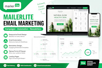 design responsive mailerlite email campaigns and automation