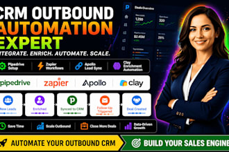 integrate pipedrive with zapier apollo and clay for outbound sales automation