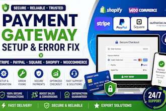 setup secure payment gateway for shopify and woocommerce