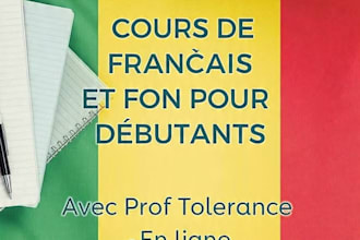 teach you french and fon language for beginners