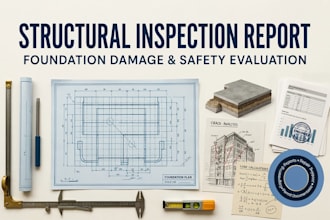 structural inspection report for foundation cracks and safety approval