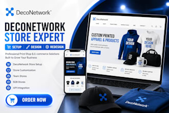 do deconetwork print ecommerce embroidery deconetwork online store workflow