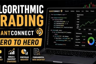 build quantconnect bot, quant trading bot, algorithmic trading bot with backtest