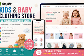 build baby clothing store kids clothing website baby product kids store website