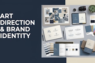 create a premium brand identity and art direction