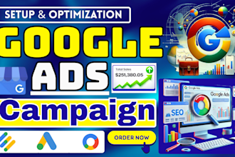 create, manage, and optimize google ads PPC campaigns for maximum ROI