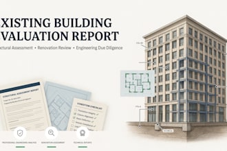existing building evaluation report, structural assessment for renovation