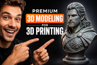 3d models, cad design, print ready stl files for 3d printing