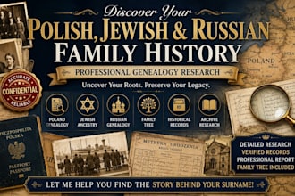 trace poland jewish and russian genealogy ancestory research family tree