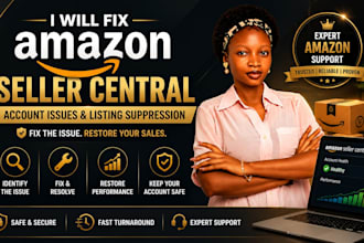 fix amazon seller central account errors suppressed and inactive listings