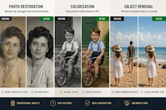 professionally restore old damaged photos