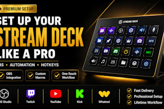 setup your elgato stream deck for obs, automation and live streaming