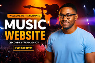 music website, artist website, dj website, podcast website, musician webs