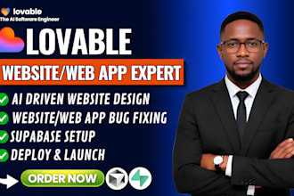 fix lovable, lovable ai website in 24hours, lovable dev saas mvp to your style