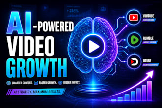 boost youtube growth, rumble seo, dtube promotion, ai faceless video automation