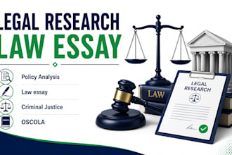 write legal contracts, legal agreement, policy analysis and legal research