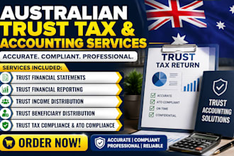 prepare australian tax return, company trust, family trust pty financial reports