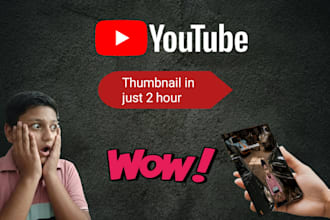 make custom youtube thumbnail pack your thumbnail from me