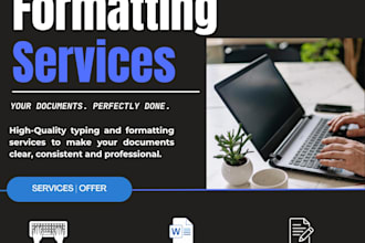 do typing and formatting free of errors