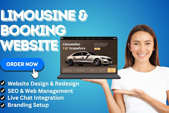 do a converting limousine booking website and car booking website for chauffeurs