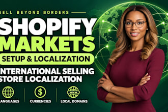 setup shopify markets for international selling and store localization