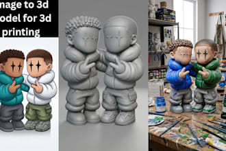 convert image, logo and sketch to 3d printable stl model for 3d printing