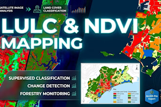 do remote sensing analysis lulc classification and ndvi mapping